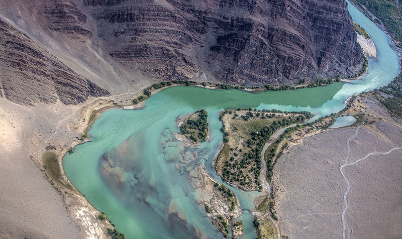 aerial photos mongolia 